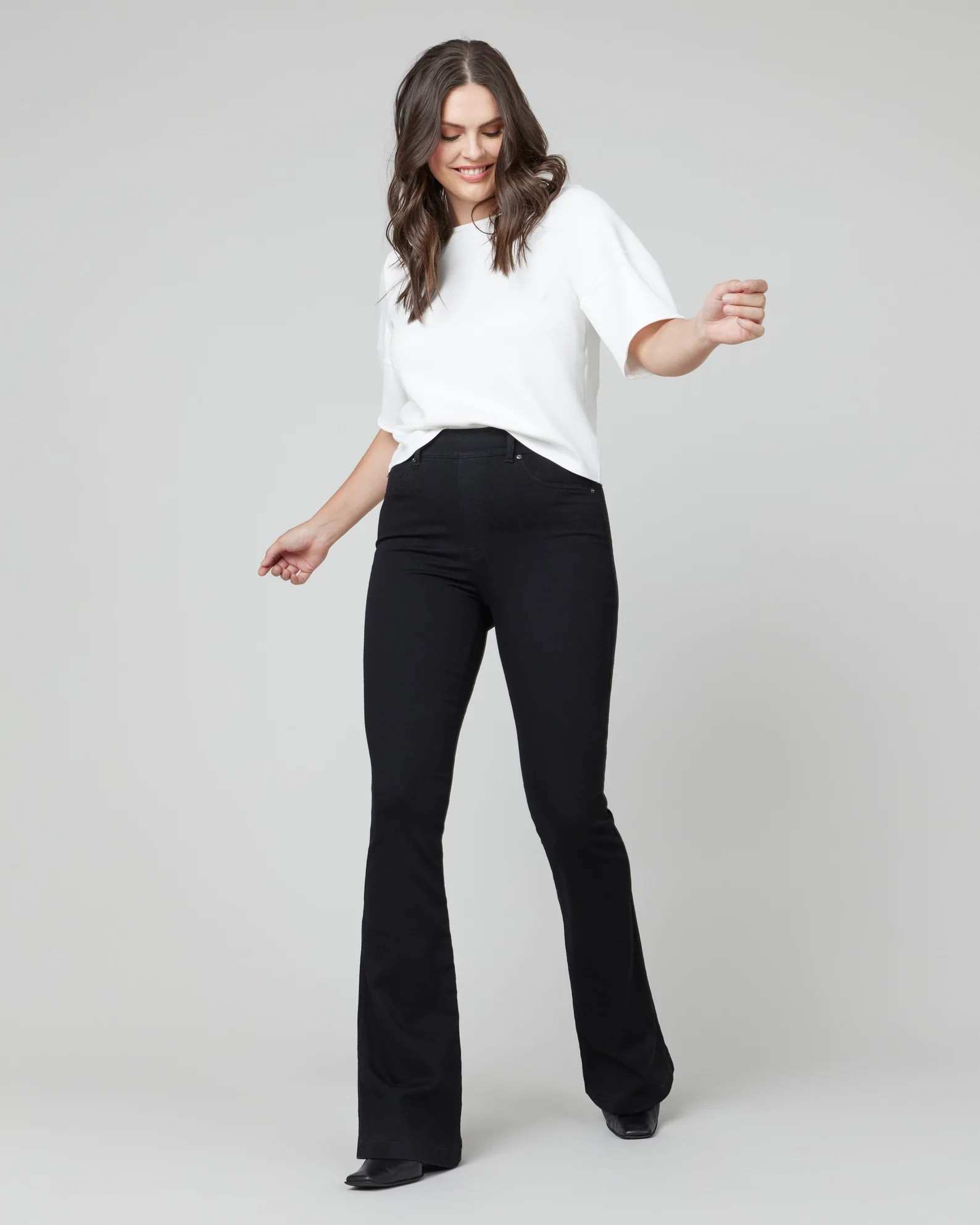 Flare Jeans, Clean Black | Spanx
