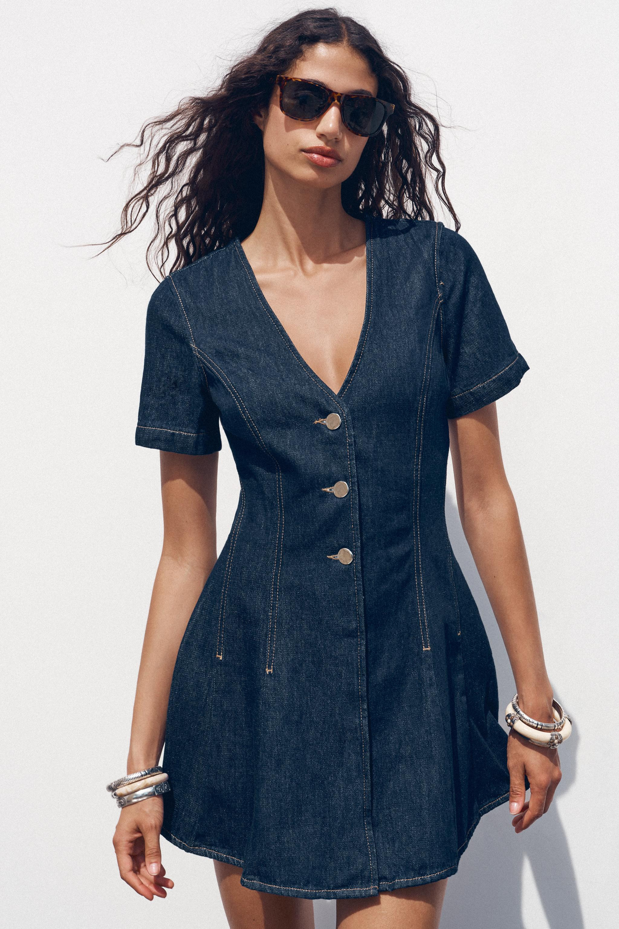 Z1975 DENIM MINI DRESS | Zara US