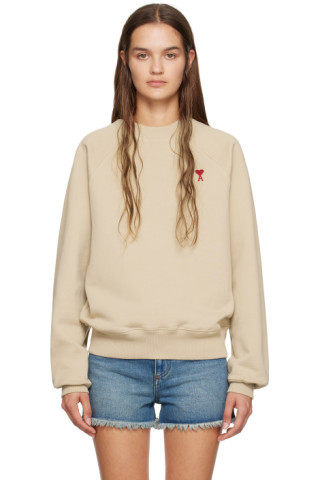 Taupe Ami de Cœur Sweatshirt | SSENSE