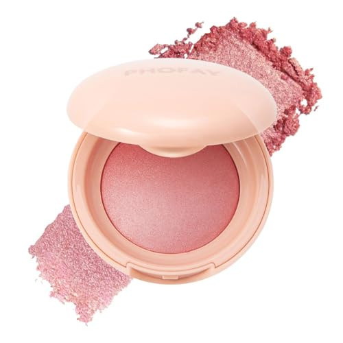 PHOFAY Luminous Blush Powder-Multi-Use Formula,Ultra-Fine & Smooth,Baked Blush for Cheeks Lightweight & Brighten Powder Blush Makeup Buildable Color,Long-Lasting Wear with Natural Luminous Glow (02#) | Amazon (US)