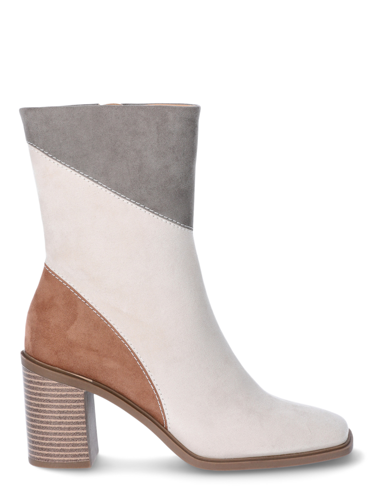 Time and Tru Women's Square Toe Dress Boots - Walmart.com | Walmart (US)