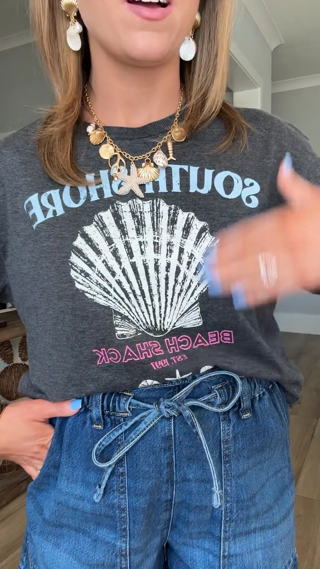 This might be one of my favorite casual outfits from my Walmart haul. The graphic tee is so fun and these shorts fit so good. Perfect for everyday mom life, errands, or summer days.

#walmartfashion #walmartfinds #denimshorts #graphictee #casualoutfit #momstyle #affordablefashion #walmarthaul #summeroutfits #budgetfriendly

#LTKPetite #LTKootd #LTKTravel