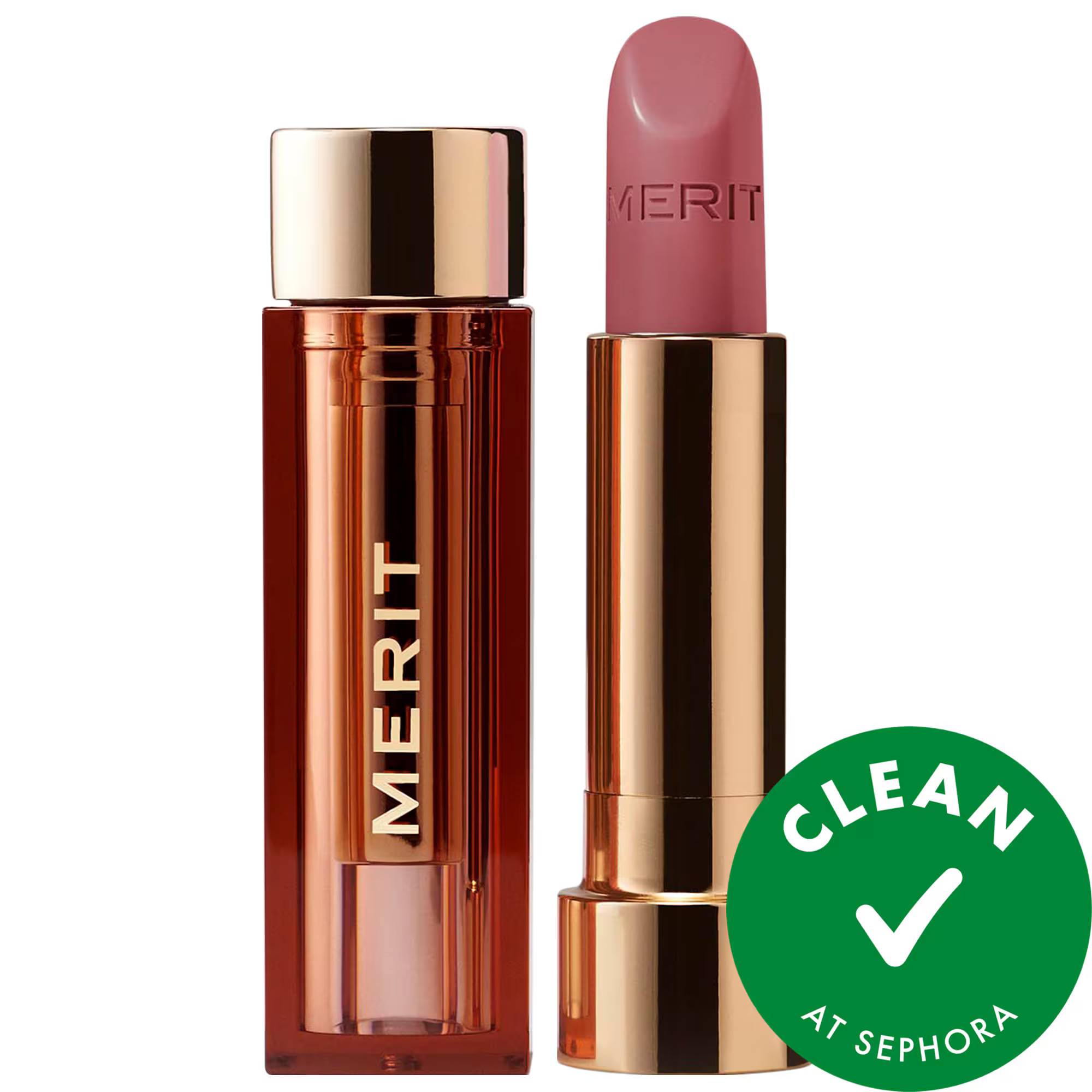 MERIT Signature Lip Lightweight Lipstick Millennial 0.10 oz/ 3 g | Sephora (US)