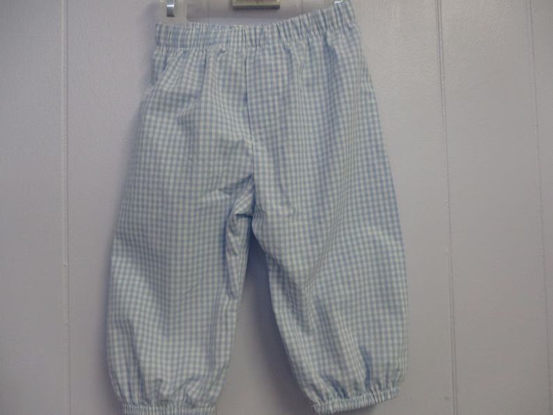 boys gingham bubble pants | Etsy (US)