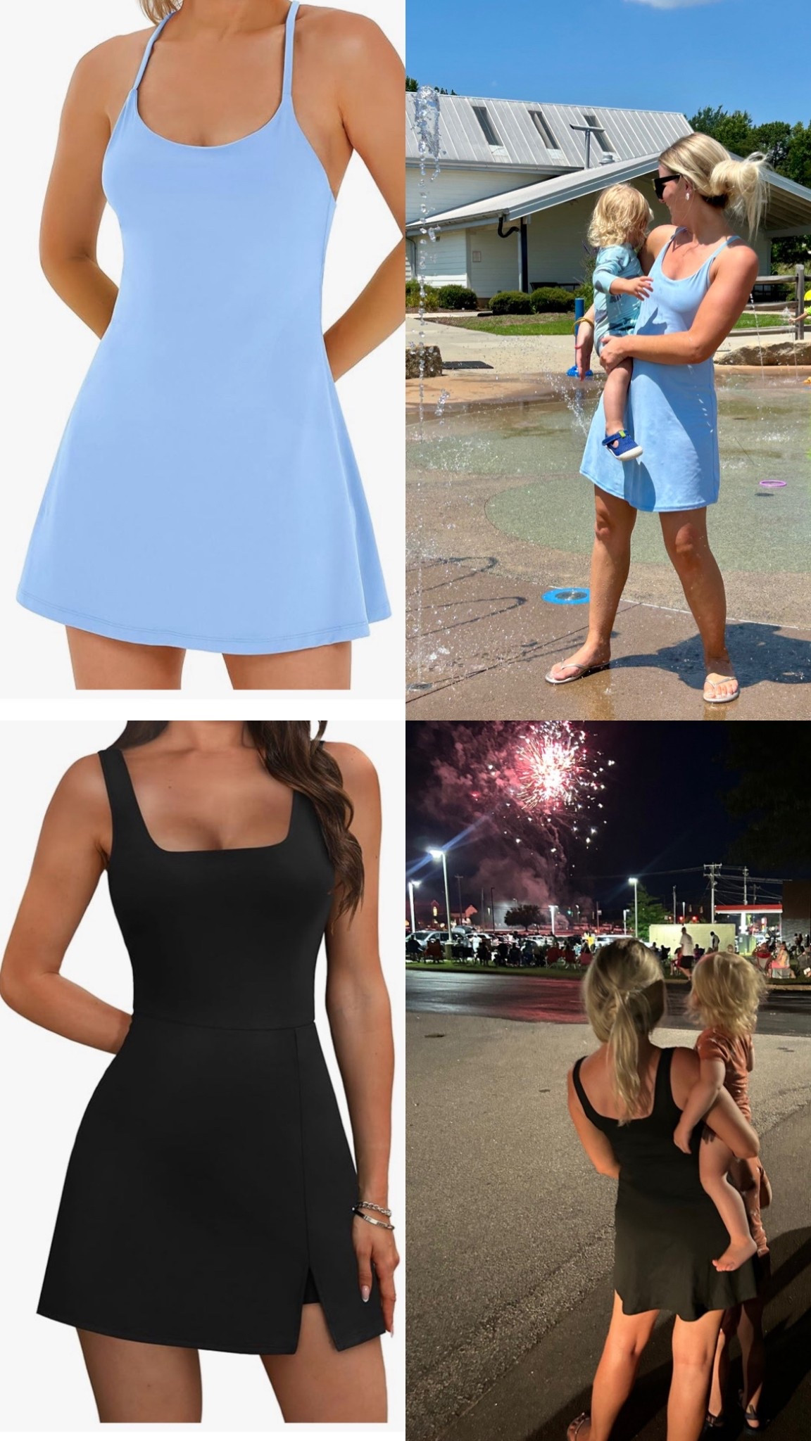 Everyday tennis dresses // athletic wear 🩵🖤

#LTKSeasonal #LTKSaleAlert #LTKActive