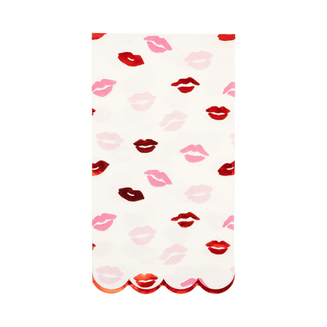 Scattered Lips Dinner Napkin | My Mind's Eye