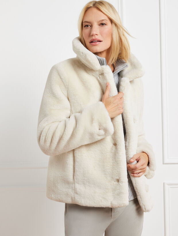 Faux Fur Coat | Talbots