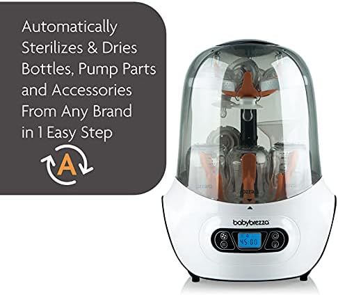 Amazon.com : Baby Brezza Baby Bottle Sterilizer and Dryer Machine – Electric Steam Sterilization - U | Amazon (US)