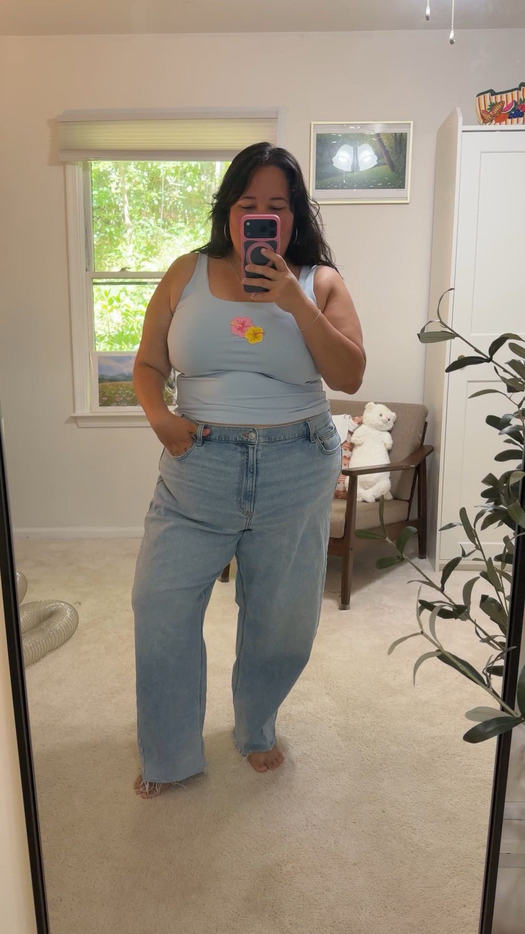 I’m in my DIY Summer Era 🌸🌺 Shirt is from Old Navy (( they are currrntly running a sale )) and the patches are from @Michaels

#LTKPlusSize #LTKSaleAlert #LTKootd
