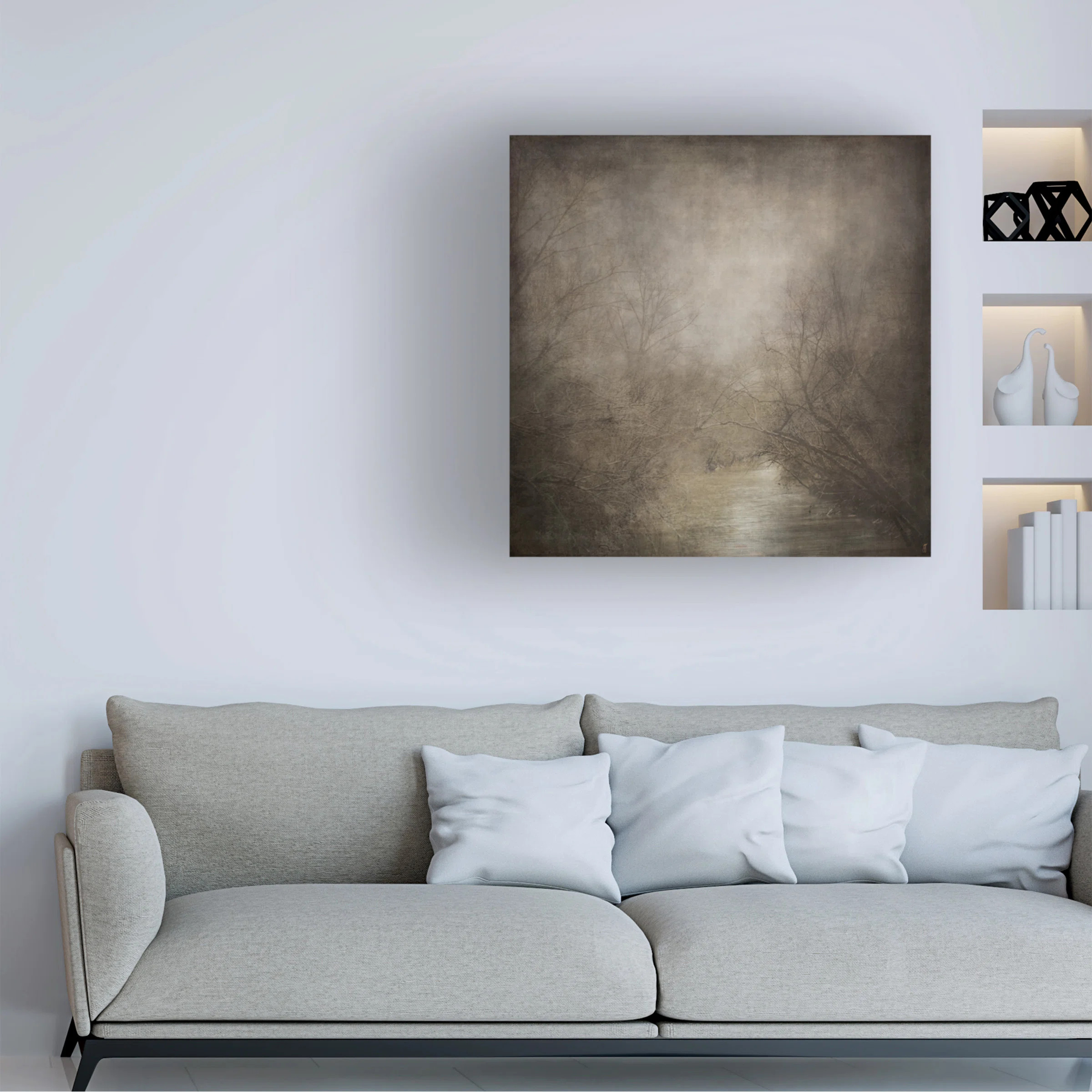 Wrapped Canvas Wall Art - Jai Johnson 'Hidden Waters' Wall Art for Living Room, Bedroom, or Offic... | Wayfair North America