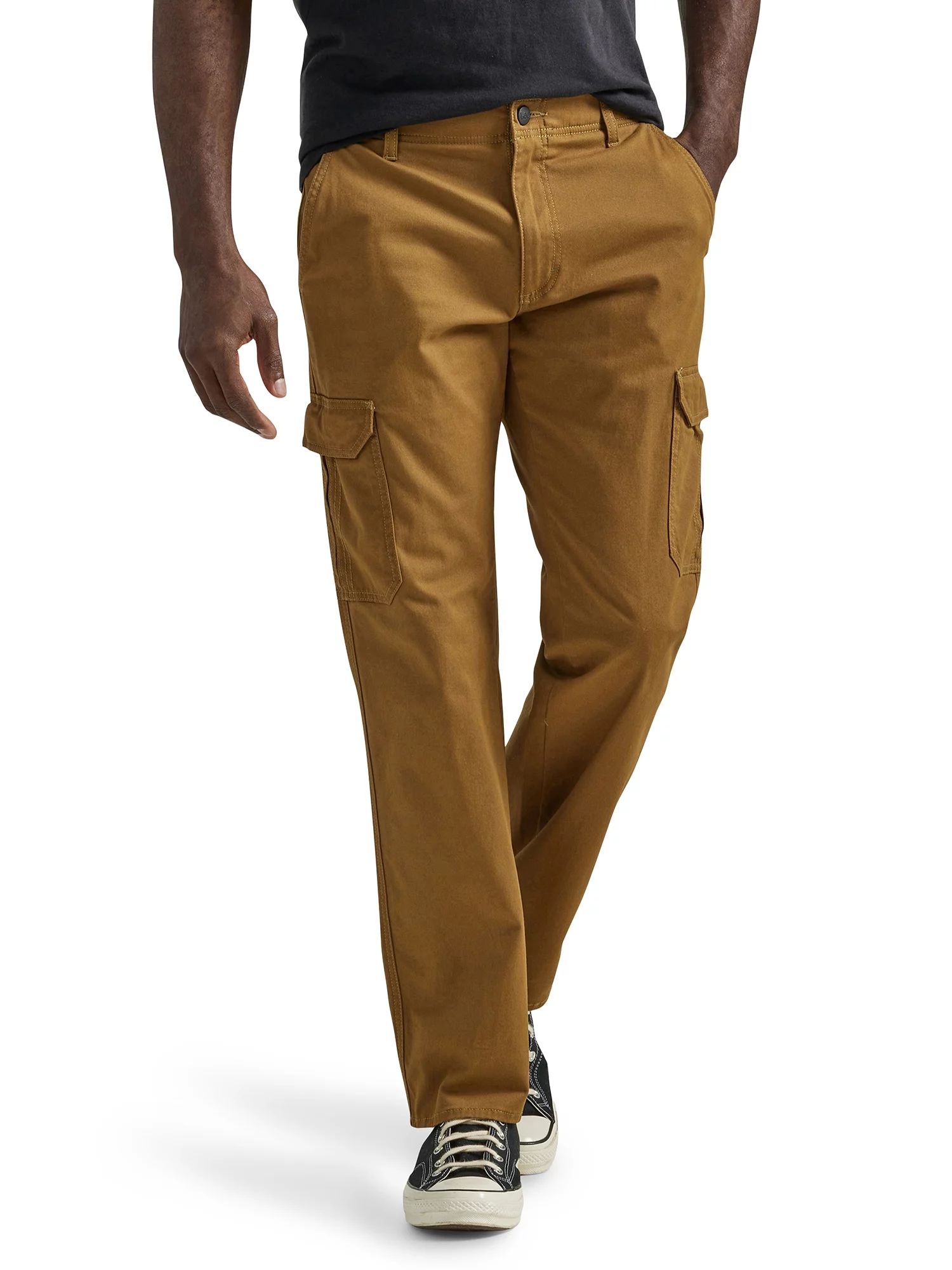 Lee Men's Extreme Comfort Cargo Twill Pant Straight Fit | Walmart (US)