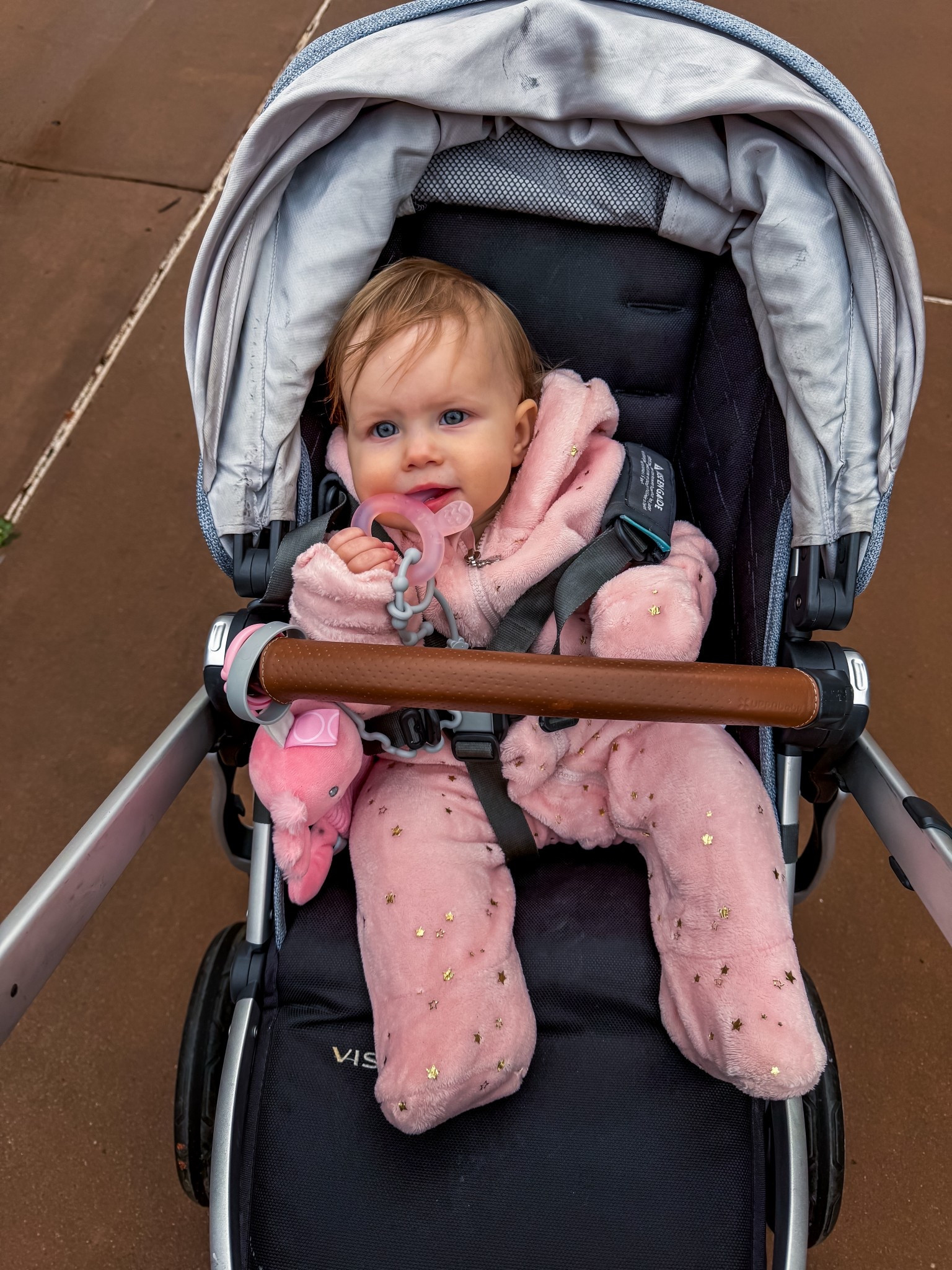 This 100% food-grade silicone bunny teether was one of our baby girl’s favorite teethers for most of her teething as a baby and young toddler! In this photo, Arabella is 10 months old and has 5 teeth. 

These silicone straps that hold teethers and more are so useful for strollers and when out and about. 

My baby girl is so cute and cozy in this baby bear fleece jumpsuit that I put her in for our early evening walks last fall/winter! It is so adorable and helped keep our baby warm on chilly days or evenings! 

We got our baby girl the pink snowsuit. It comes in lots of colors and is great for boys and girls. 

baby winter outfit, baby winter jumpsuit, baby outfits, Amazon find, favorite finds

#LTKBaby #LTKFindsUnder50 #LTKSeasonal