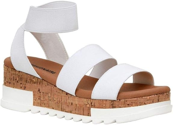 CUSHIONAIRE Women's Naomi Cork Wedge Sandal +Wide Widths Available | Amazon (US)