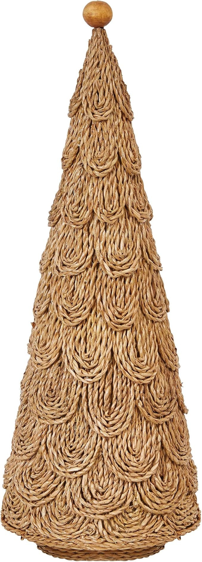 Creative Co-Op 21" Handmade Layered Bankuan Cone Trees, Natural | Amazon (US)