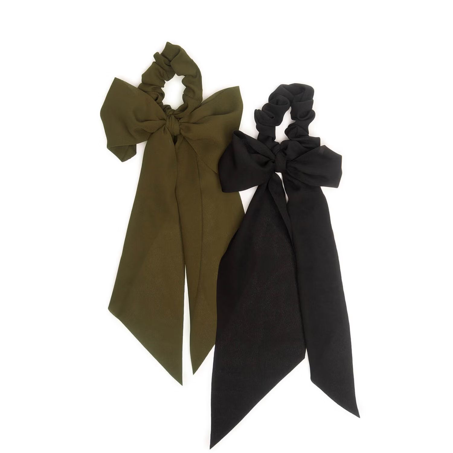 Kitsch Crepe Scarf Scrunchies 2 Piece Set (Various Colours) | Look Fantastic (ROW)