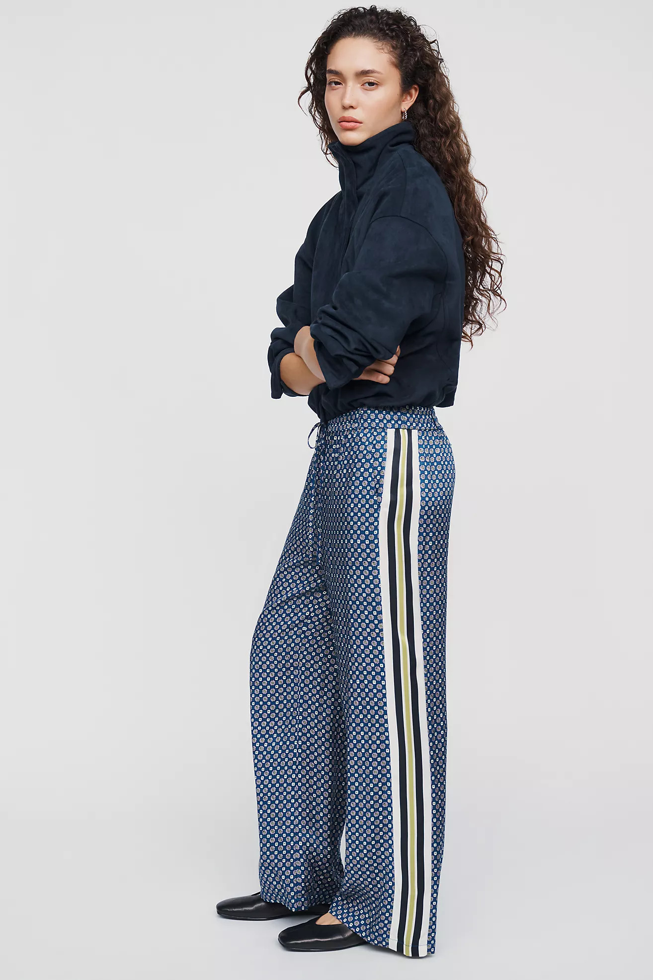 @merricksart x Maeve Brooklin Tie-Front Pull-On Pants | Anthropologie (US)