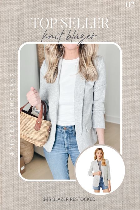 Weekly topseller 🙌🏻🙌🏻

Knit blazer, Walmart 

#LTKSeasonal #LTKstyletip #LTKworkwear