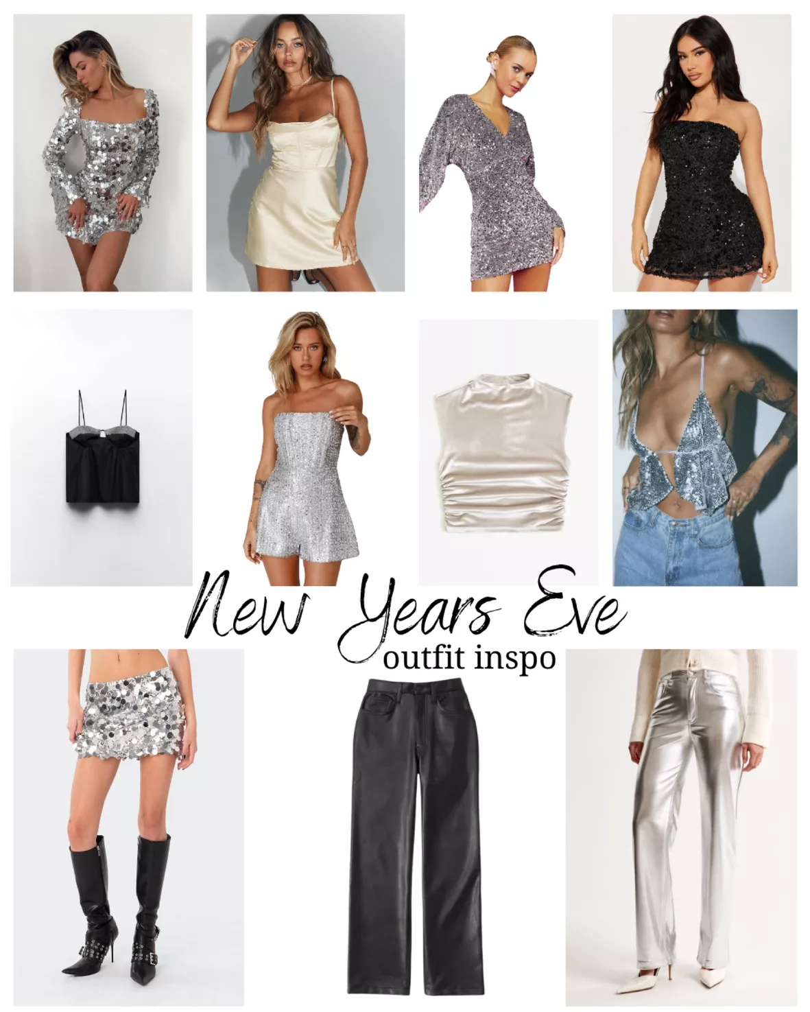New Years Eve Blouse in Silver New Years Eve Blouse in Silver