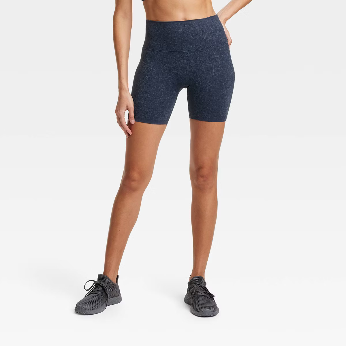 Women's Lurex Seamless High-Rise Bike Shorts 6" - All In Motion™ | Target