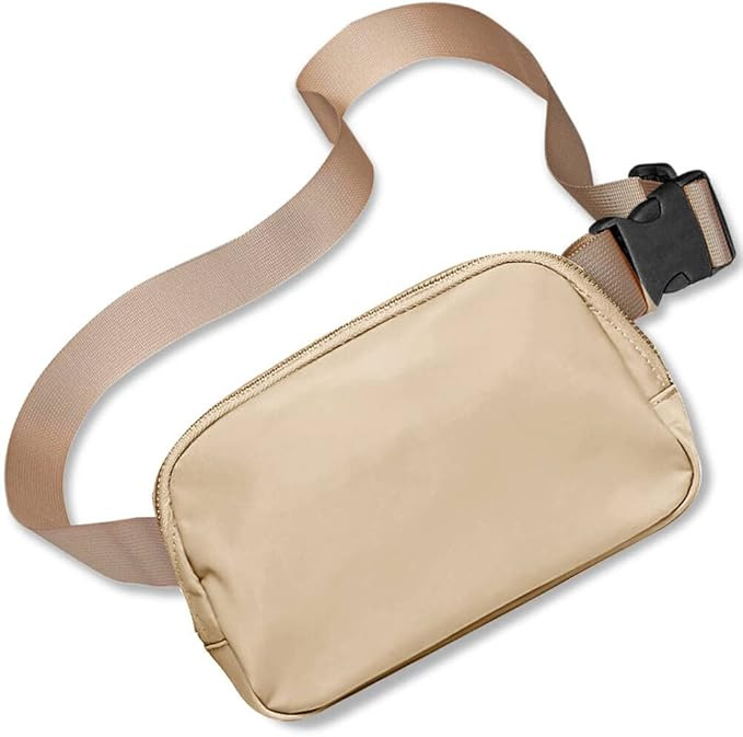 Unisex Fanny Pack Everywhere Belt Bag for Women Men Fashion Waterproof Polyester Waist Bags Bum B... | Amazon (US)