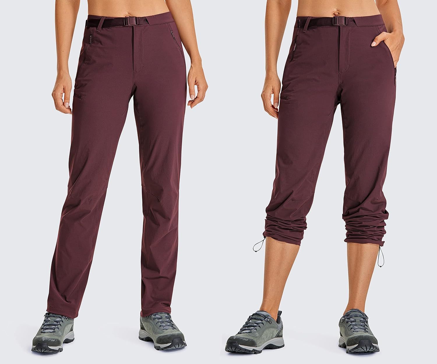 CRZ YOGA Stretch Hiking Pants Women - Waterproof UPF 50 Tactical Pants Quick Dry Outdoor Fishing Tra | Amazon (US)