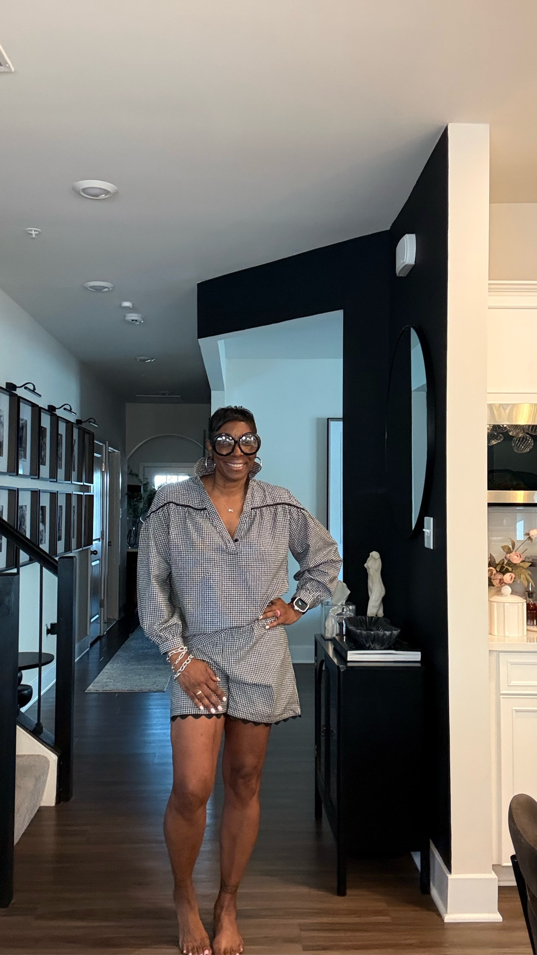 Before we call it a night, quick update: the white tees and shorts are officially out… we’re upgrading the nighttime routine to cute lounge sets ✨

Amazon sent me this gingham 2-piece set and it is so good. You can wear it as loungewear, but it’s also cute enough to throw on for a casual summer day.

I’m obsessed with the scalloped detail on the shorts and top, and the puff sleeves add the perfect little touch of elegance.

Honestly, you can’t go wrong wearing it either way.

And don’t worry — I’ve got you covered. I’ll link it in my Amazon storefront, the comments, and my LTK so it’s easy to find. 💕

#AmazonFinds #LoungewearStyle #SummerOutfits #TikTokMadeMeBuyIt #CasualChic