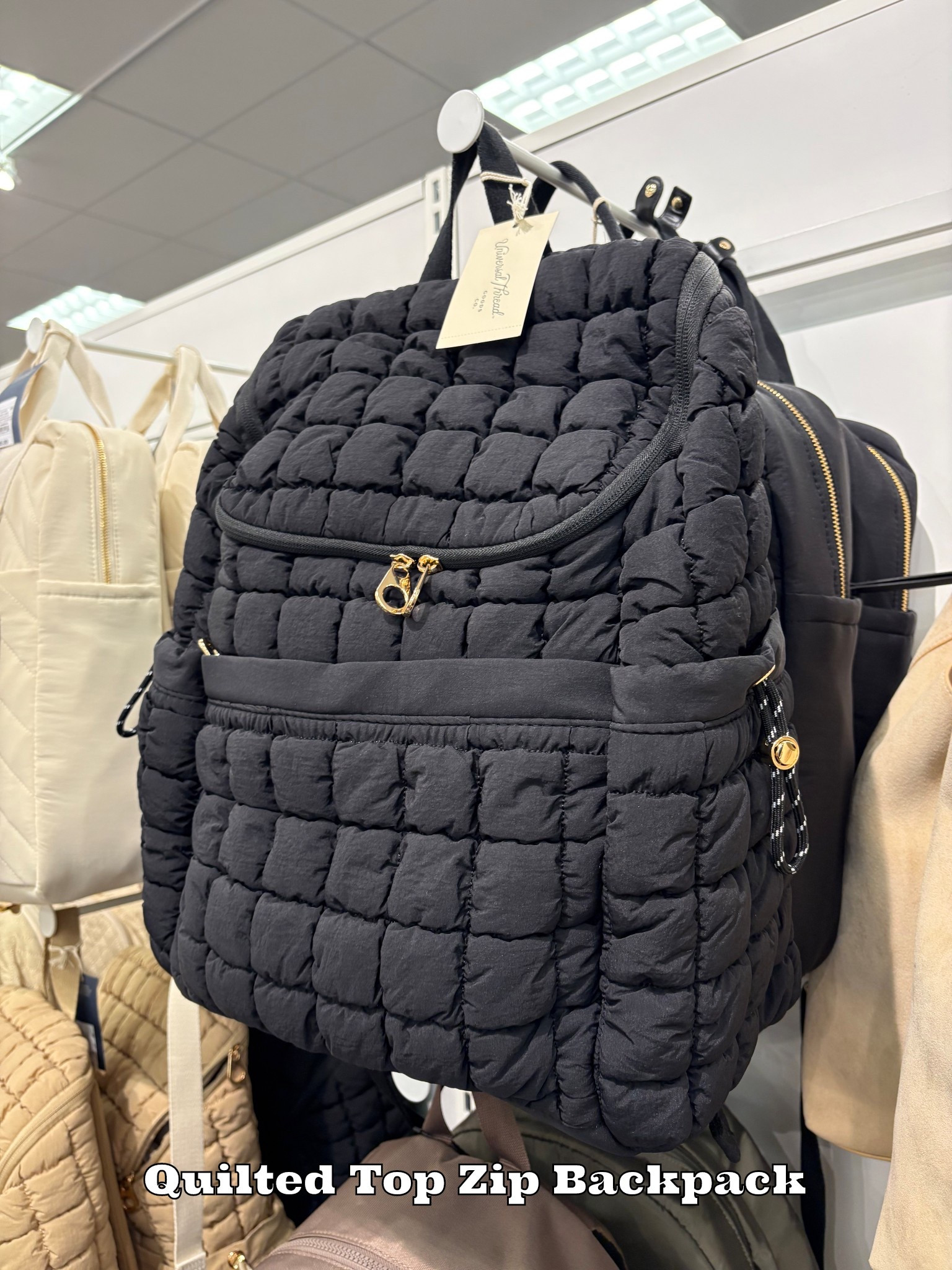 Target Puffer Backpack - Universal Thread™ Black #targetfinds #quiltedbackpack #travelbackpack 

#LTKTravel #LTKOver40 #LTKfitnessgoals