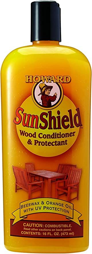 Howard SWAX16 SunShield Outdoor Furniture Wax with UV Protection, 16-Ounce, Yellow | Amazon (US)