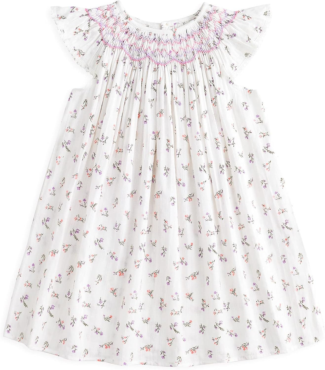 Simplee kids Baby Girls Casual Dresses Toddler Floral Dress Print Sundress Princess Dress | Amazon (US)