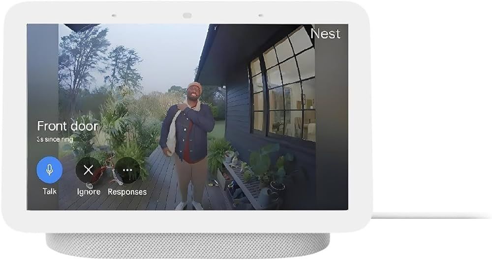 Google Nest Hub 7” Smart Display with Google Assistant (2nd Gen) - Chalk | Amazon (US)