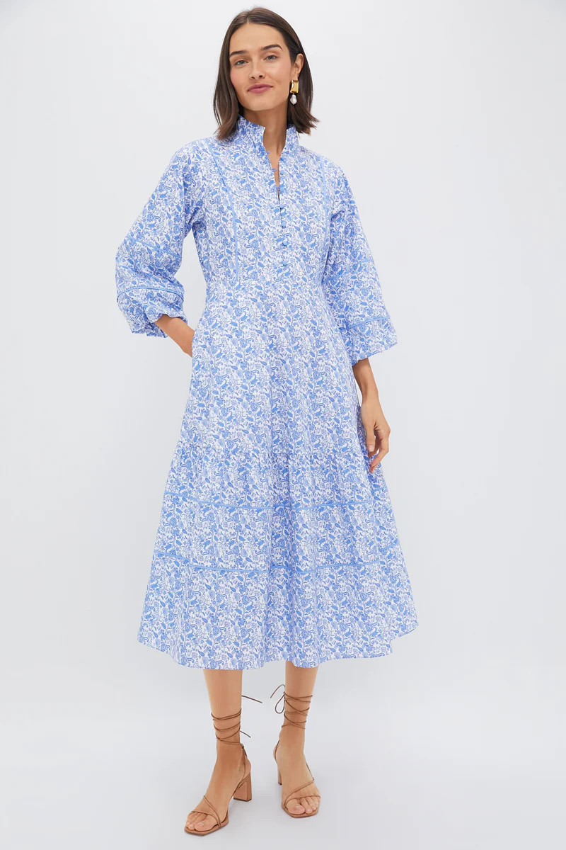 Baby Blue Ditsy Floral Hillsborough Dress | Tuckernuck (US)