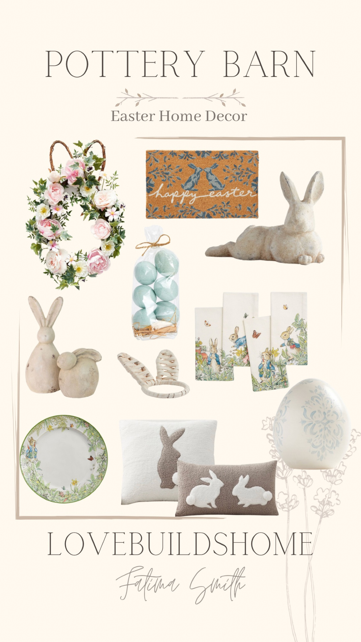 Here’s some more East home decor, this time, from @Pottery Barn :)

|Pottery Barn|Pottery Barn Easter|Pottery Barn holiday|holiday|home decor|home|decor|Easter|

#LTKSeasonal #LTKhome #LTKFind