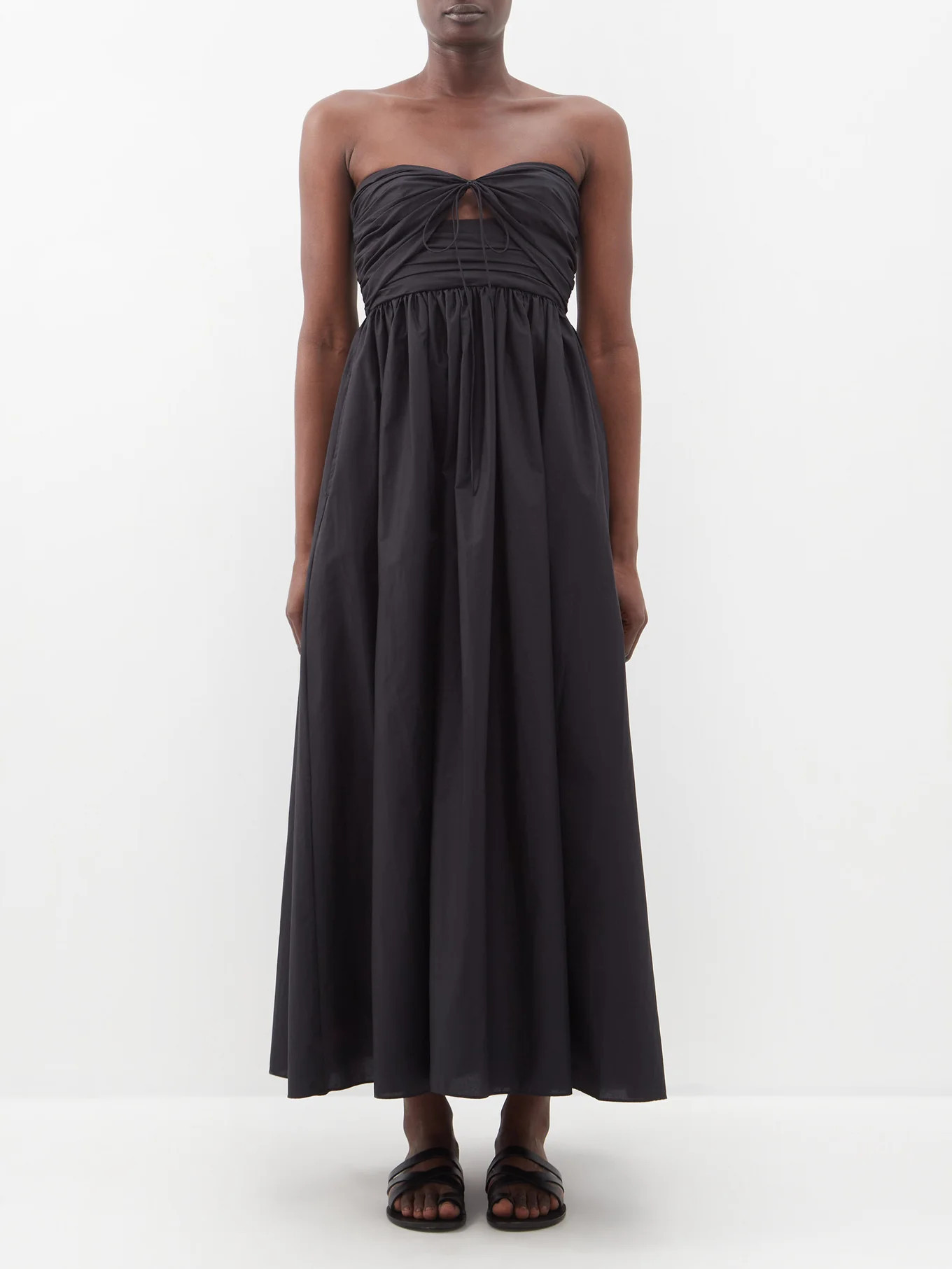 Cut-out organic-cotton dress | Matches (UK)