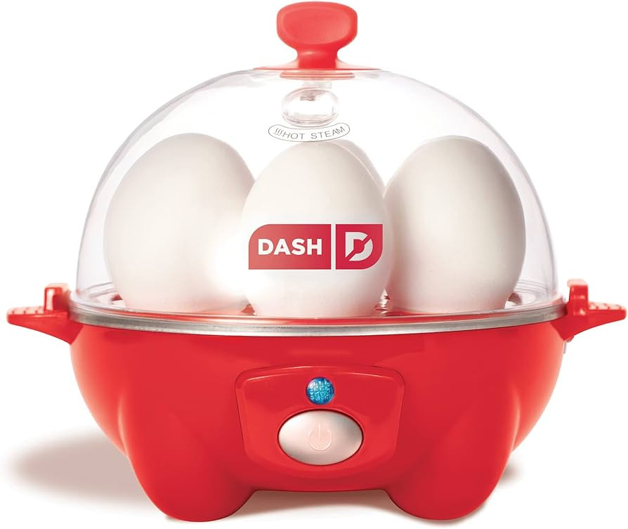 DASH Rapid Egg Cooker: 6 Egg Capacity Electric Egg Cooker for Hard Boiled Eggs, Poached Eggs, Scr... | Amazon (US)