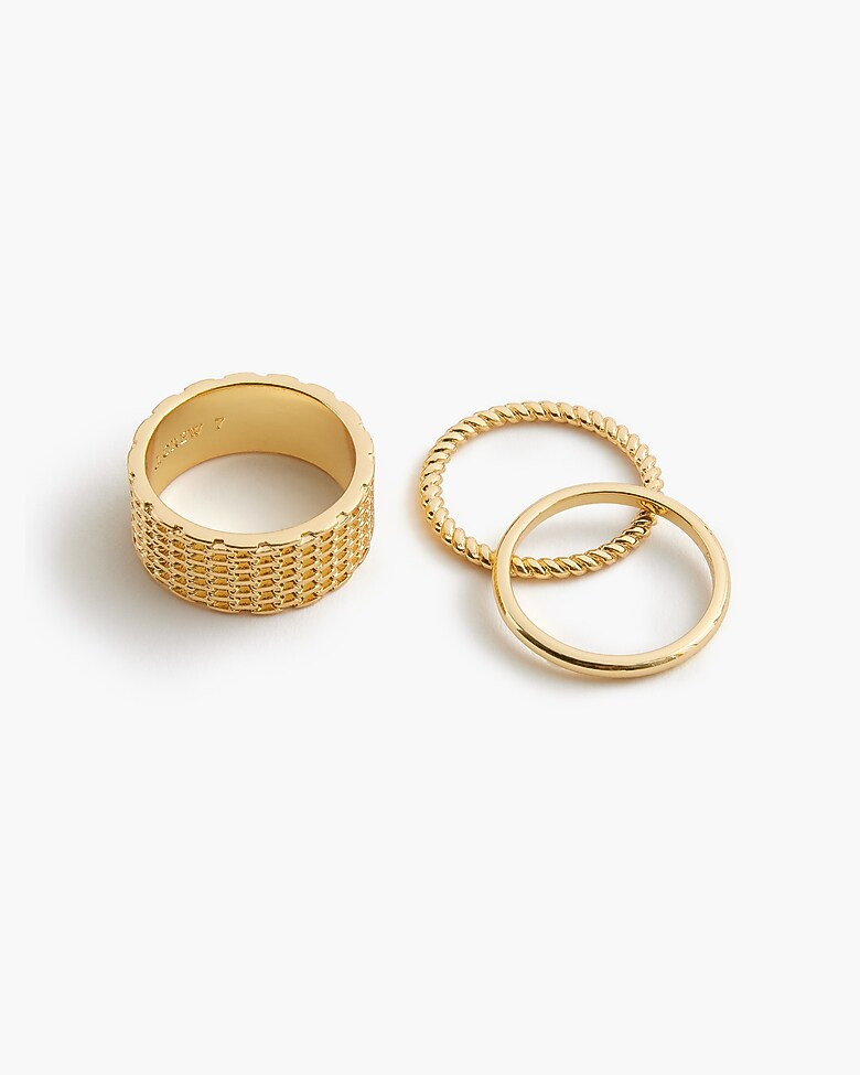 Mesh rings set | J.Crew Factory