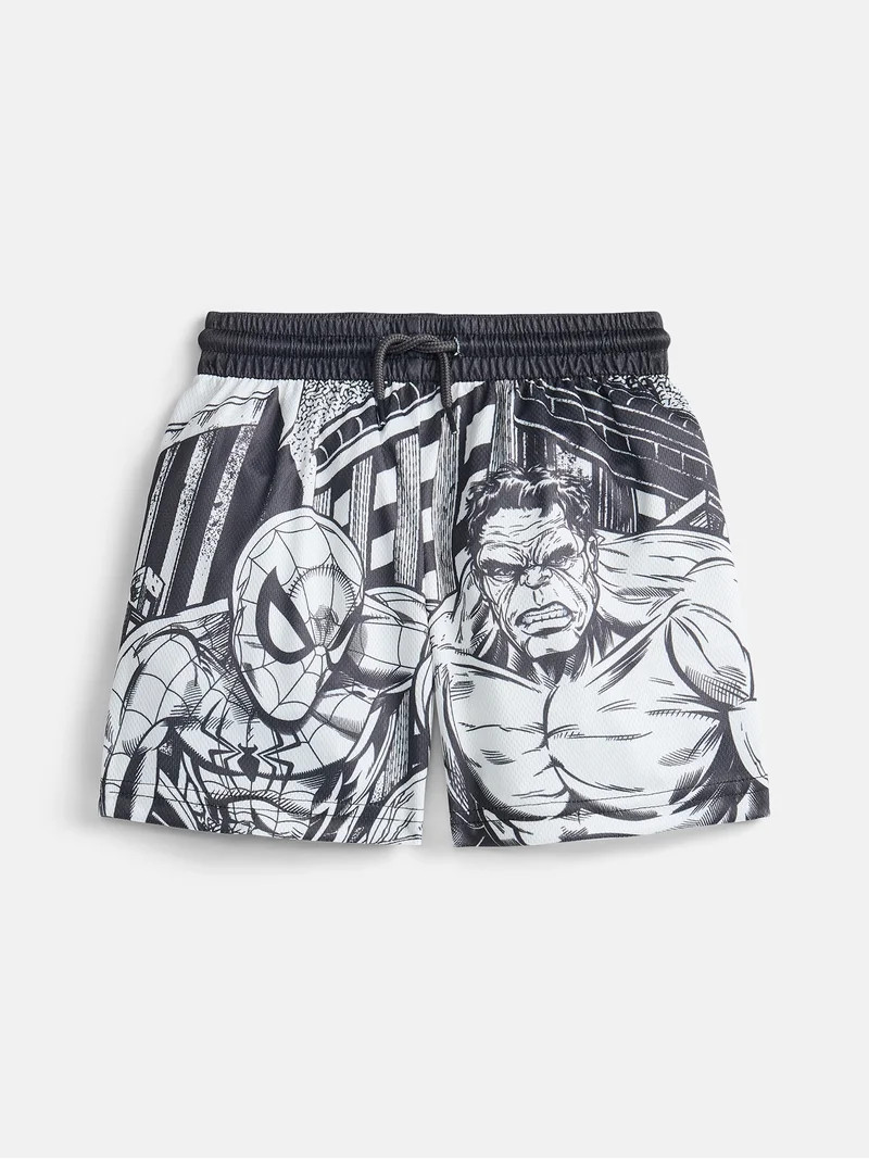 Wonder Nation Boys's Spider-Man and Hulk Shorts, Sizes 4-18 | Walmart (US)