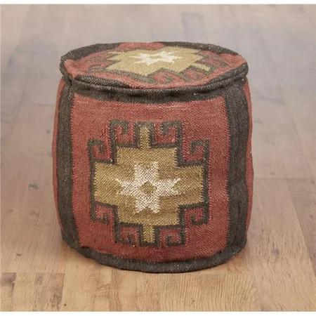 AA Importing 48843 Round Kilim Pouf | Walmart (US)