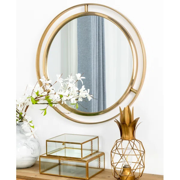 Terwilliger Round Metal Wall Mirror | Wayfair North America