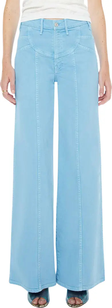 The Sunny Hustler Roller Sneak High Waist Wide Leg Jeans | Nordstrom