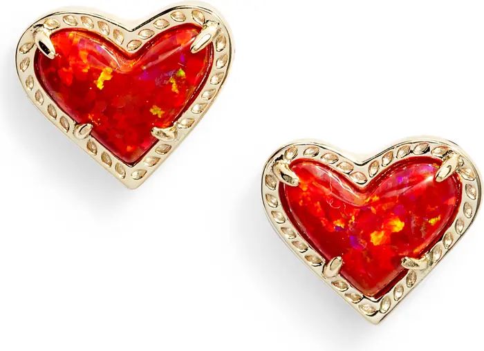 Ari Heart Stud Earrings | Nordstrom