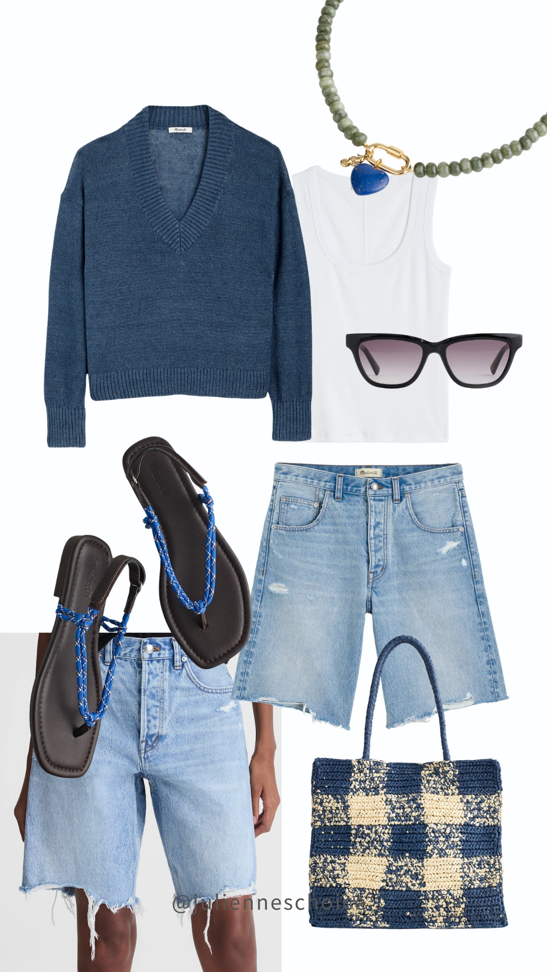 Effortless layering are making denim shorts.✨julienneschoice 

 #LTKxMadewell #LTKootd #LTKSeasonal