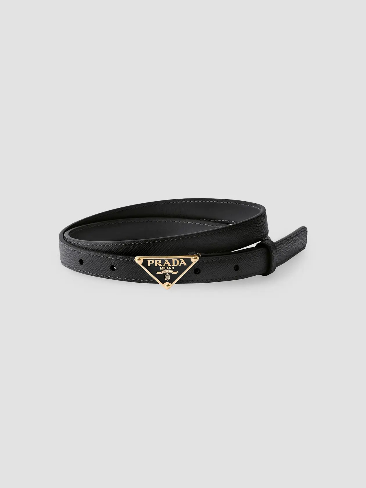 Prada Saffiano Leather Belt | Saks Fifth Avenue | Saks Fifth Avenue