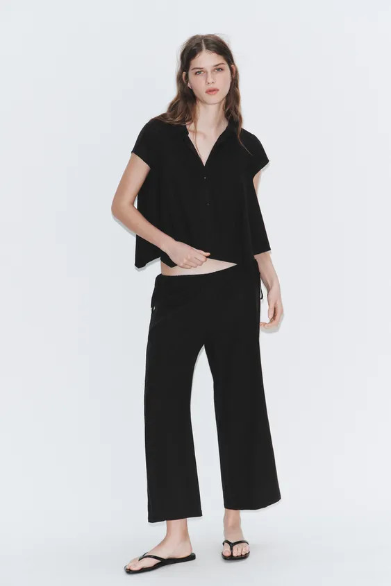 ASYMMETRICAL FLOWY SHIRT | Zara US