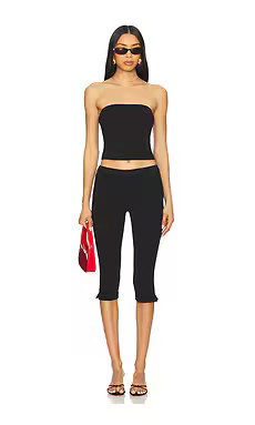 MORE TO COME x Emma Rose Siara Capri Set in Black from Revolve.com | Revolve Clothing (Global)