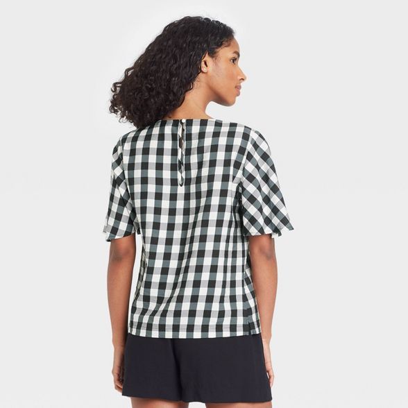 Women's Flutter Short Sleeve Top - A New Day™ | Target