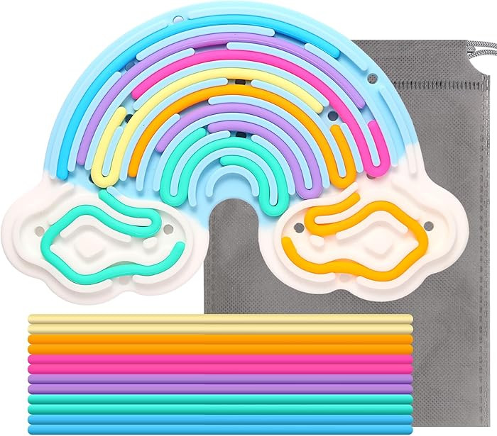 Fidget Toys Sensory Activity Board, Silicone Sensory Toys for Stress Anxiety Autistic ADHD Calmin... | Amazon (US)