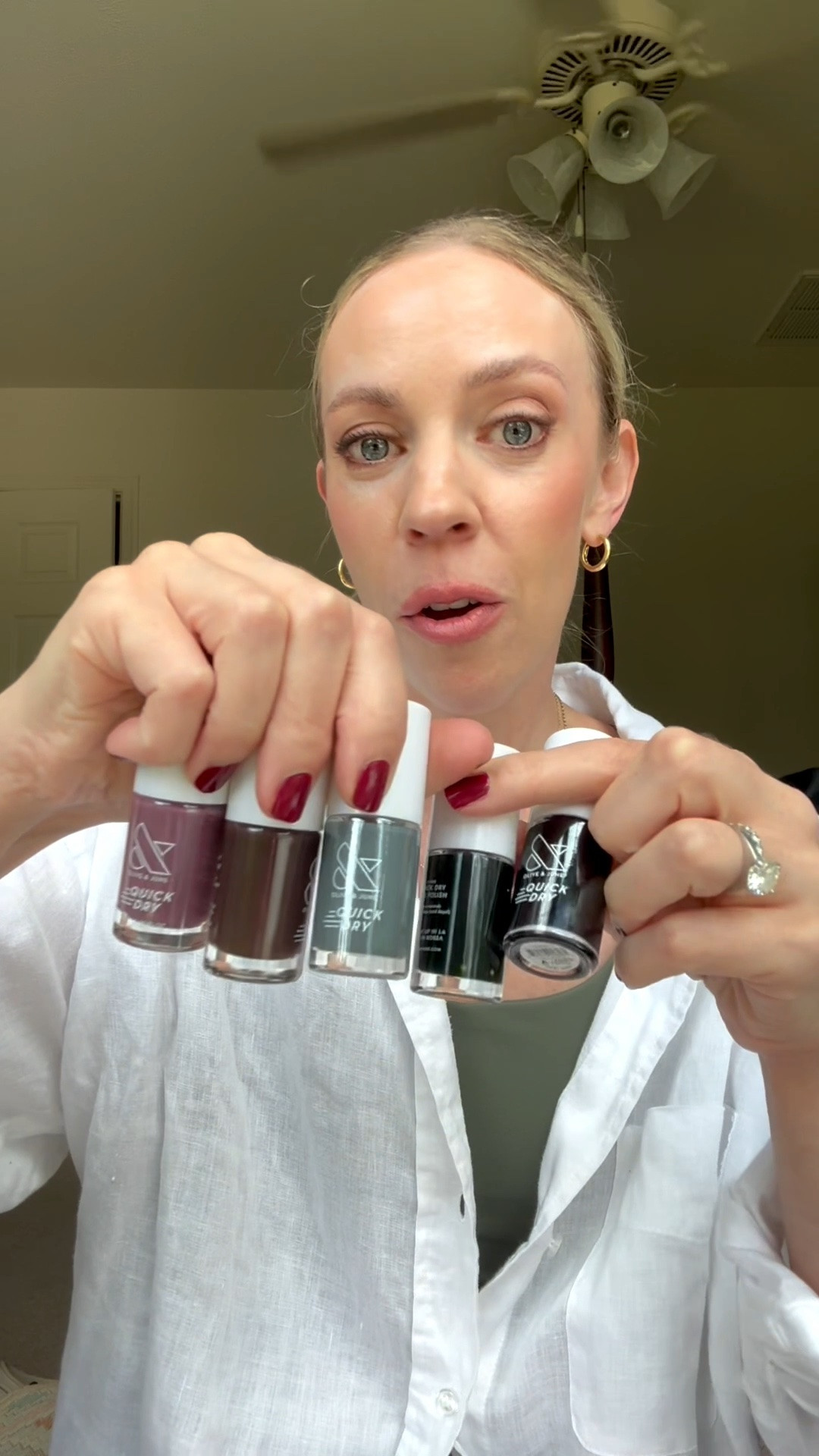 Fall nail polish collection from Olive & June - ‘Mulberry’ is my favorite!

#LTKBeauty #LTKSeasonal #LTKOver40