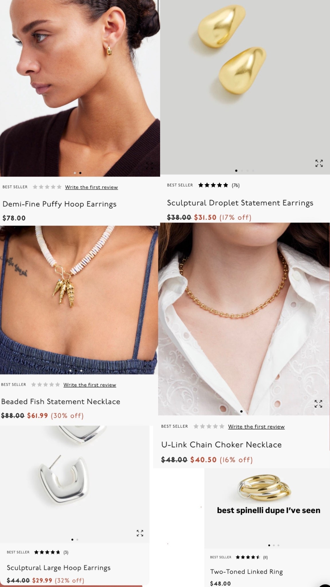 Madewell jewelry that I own and love or am eyeing !

#LTKxMadewell