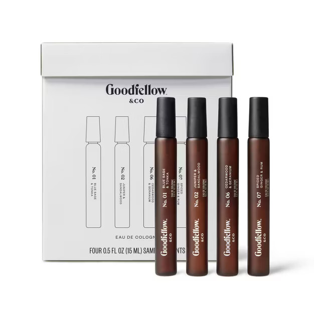 Men's Cologne Sampler Gift Set - Trial Size - 4ct - Goodfellow & Co™ | Target