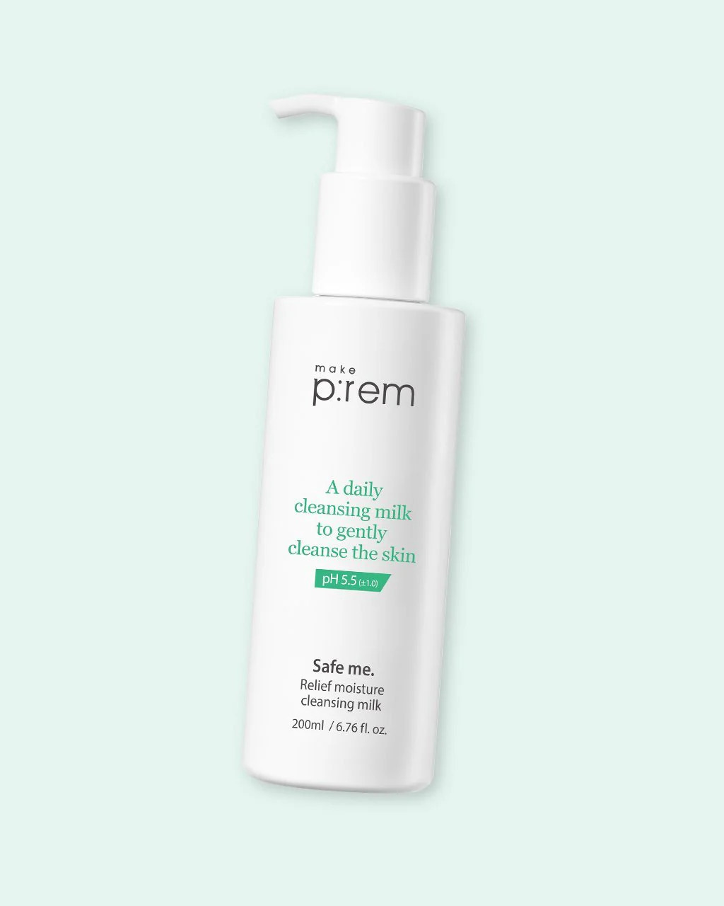 MAKE P:REM Safe Me. Relief Moisture Cleansing Milk | Soko Glam | Soko Glam